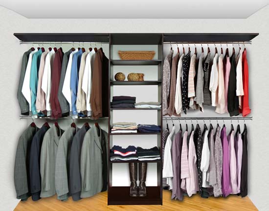 Walk In Closet Organizers Pre Configured #1