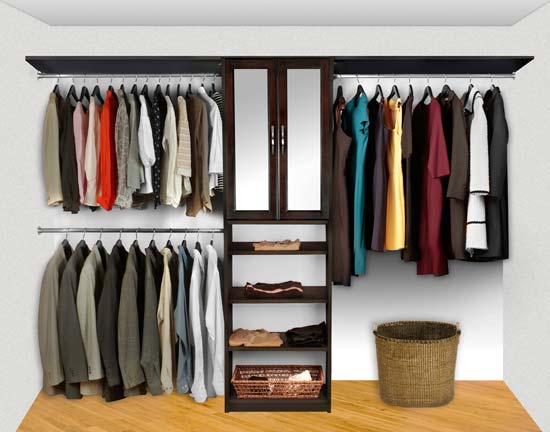 Walk In Closet Organizers Pre Configured #2